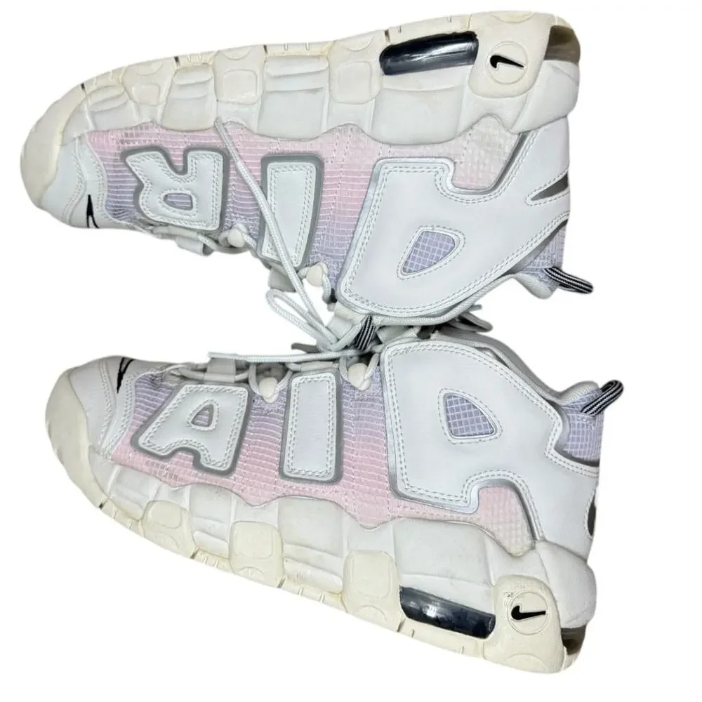 Nike Air More Uptempo 96 GS Pink Purple Fade White Kids 7Y